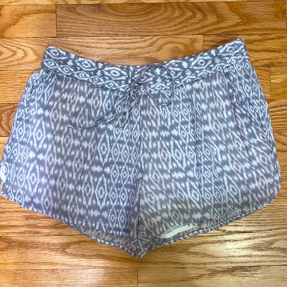 Joie cotton lined boho shorts